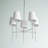Jacques 5 - Light Iron Dimmable Chandelier