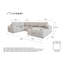 Lulu 8 Seater Corner Sofa Bed-107146695-107146694
