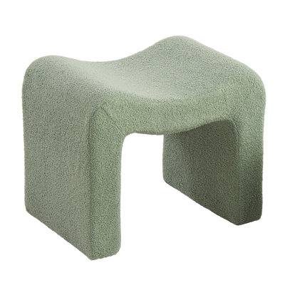 Catargiu Teddy Fleece Upholstered Ottoman
