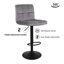 Tabouret pivotant à hauteur réglable-98947175
