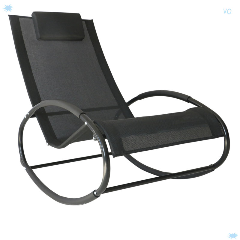 Chaise berçante d'extérieur pour bronzer, piscine, plage, porche