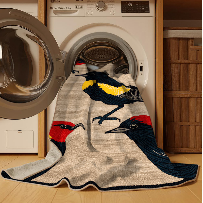 Tapis lavable à ailes noires, Rectangulaire 2 pi x 3 pi
