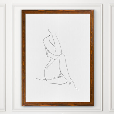" Nude Contour Sketch I " by Paul Cezanne