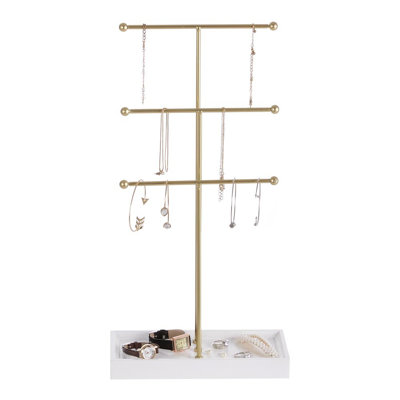Metal Jewelry Organizer Tray + Portable