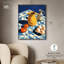 Décoration murale de cuisine provincial petit-déjeuner par Art Remedy, cadre noir, 30 x 36-393297164-393297161