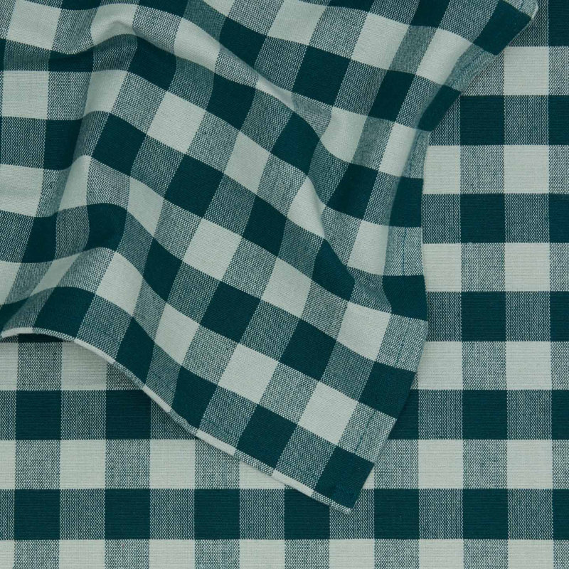 Nappe Essential Gingham, Ciel / paon