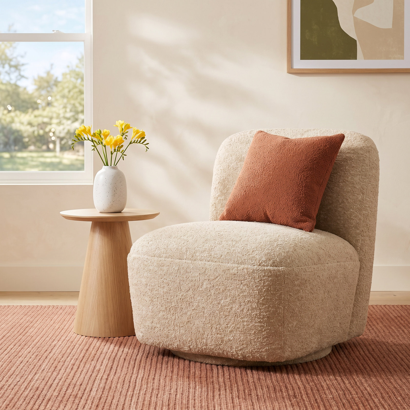 Bram Swivel Armchair