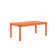 Gibraltar Extendable Rectangular Powder Coated Aluminum Outdoor Dining Table
