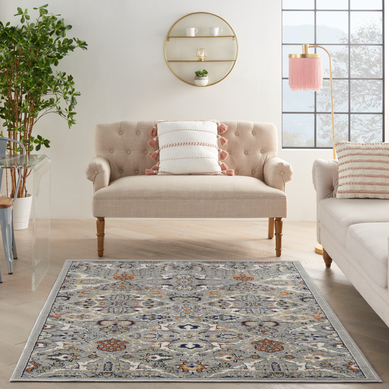 Ivelin Persian Area Rug, Rectangle 4' x 6'