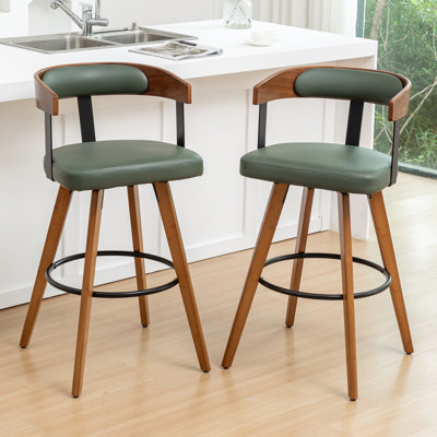 Swivel Upholstered Counter Stool