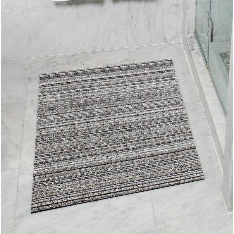 Striped Indoor / Outdoor Doormat, Birch, 0.6cm H x 46cm W x 71cm L