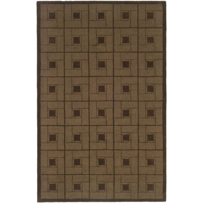 Martha Stewart Square Knot Hand Tufted Wool Geometric Rug