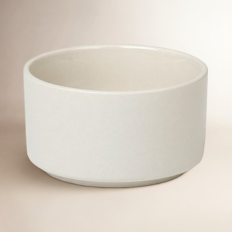 PILAR Stoneware 4.8 oz. Dessert Bowl, Moonbeam