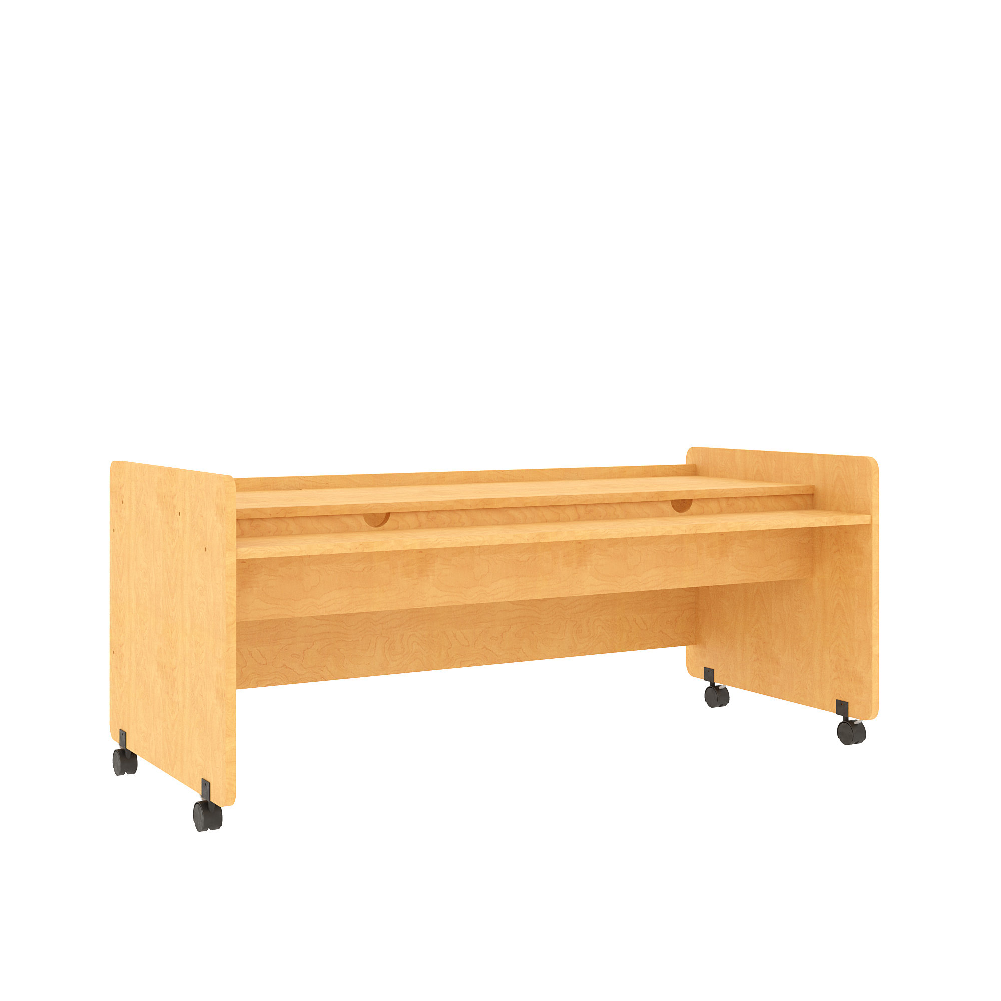 Jurni Multi-Purpose Table with Post Leg and Casters