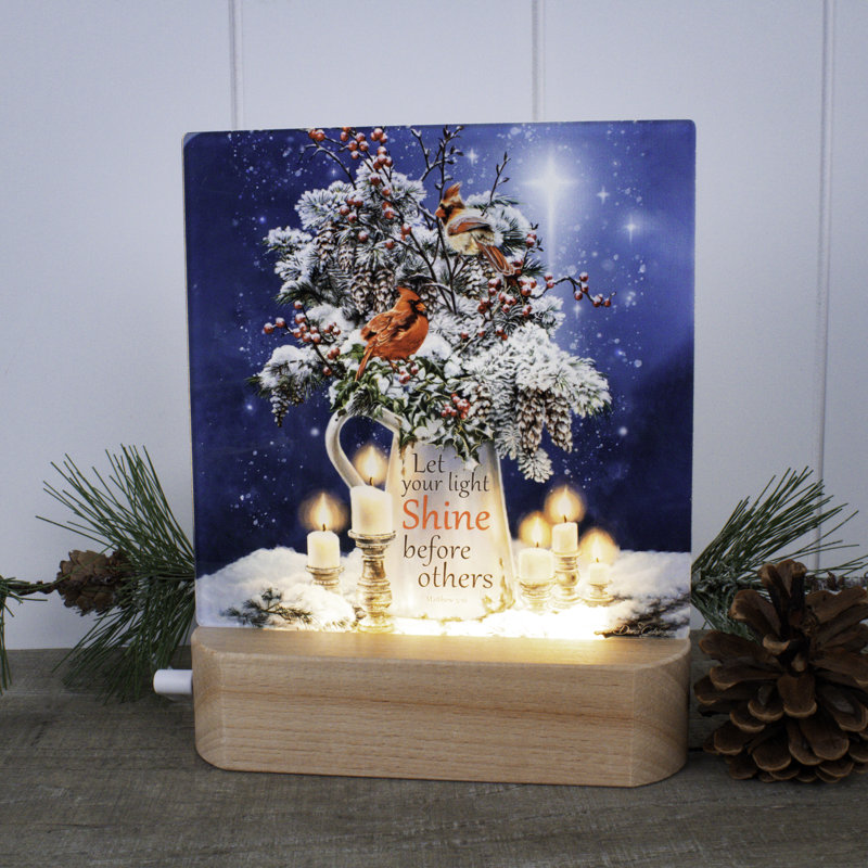 Veilleuse de Noël à bougie