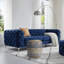 Repose-pieds 18 po en jute bleue