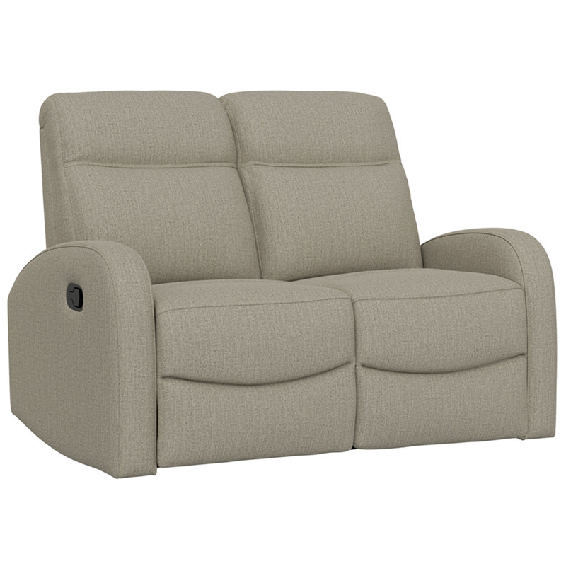 Causeuse inclinable manuelle beige, Beige