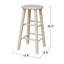Maner Solid Wood Counter Stool-1881256293-1893495450