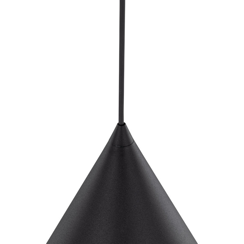 Luminaire suspendu CONO XL, Noir, noir, noir, noir, H 62 po x l 10 po
