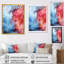 Encre liquide en rouge et bleu-725485218-725485222