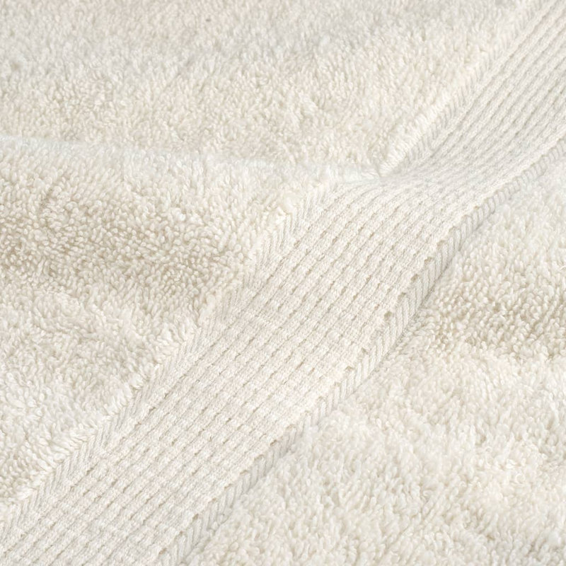 Premium Shower Towels SOLUND 4Pcs 600Gsm, Bath Towels - 4 Pack, Cream
