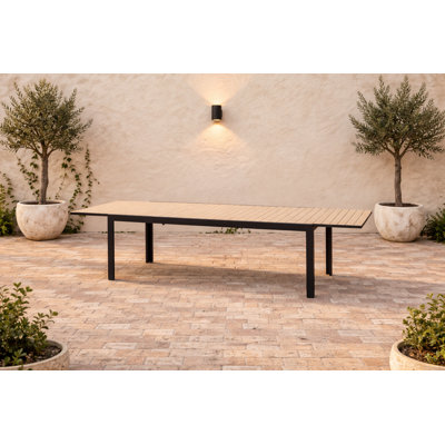 Outdoor Patio Aluminum Extendable Dining Table