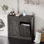 Poubelle double inclinable 10 gallons Havant (non incluse)-95003437