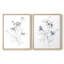 Croquis Indigo I - reproduction encadrée de qualité supérieure - prête à être accrochée - aucun clou requis - aucun clou requis-251388611-251388612
