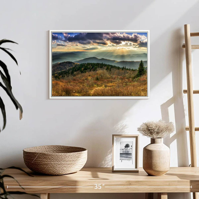 Parc national des Great Smoky Mountains, Cadre flottant blanc, 19 po x 13 po