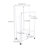Berkhamsted 31.5'' Rolling Industrial Pipe Clothing Rack-182511749