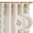 Linen Blend Embroidered Curtains Farmhouse Flower Patterned Curtains for Bedroom-625730193-625730194