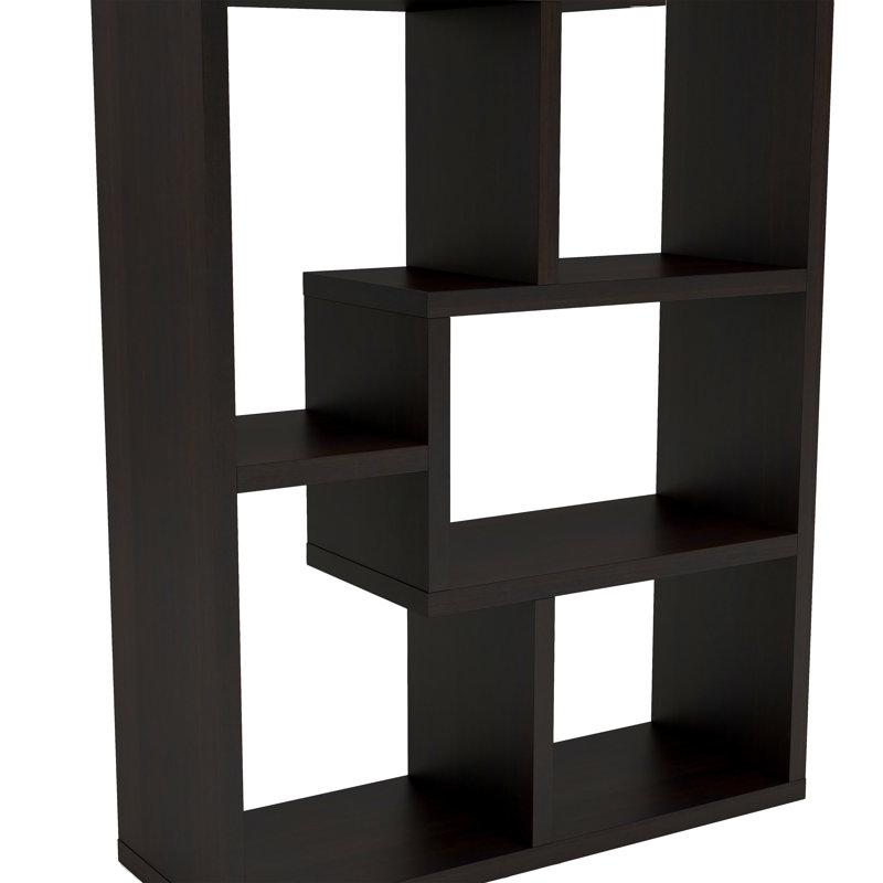 Bibliothèque Winou H 71 "x l 35,5", Noyer foncé