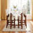 5-Piece Counter Height Dining Set: 47.5" Rectangular Table & 4 Upholstered Chairs