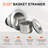 Blenzia 14 Inch Undermount Kitchen Sink 18 Gauge Stainless Steel Bar Perp RV Camper Laundry Single Bowl Sinks with Strainer 14" x 14" x 6"