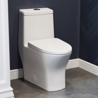 Toilette compacte ronde à double chasse 1,1 / 1,6 GPF Sublime II de Suisse Madison Sublime II
