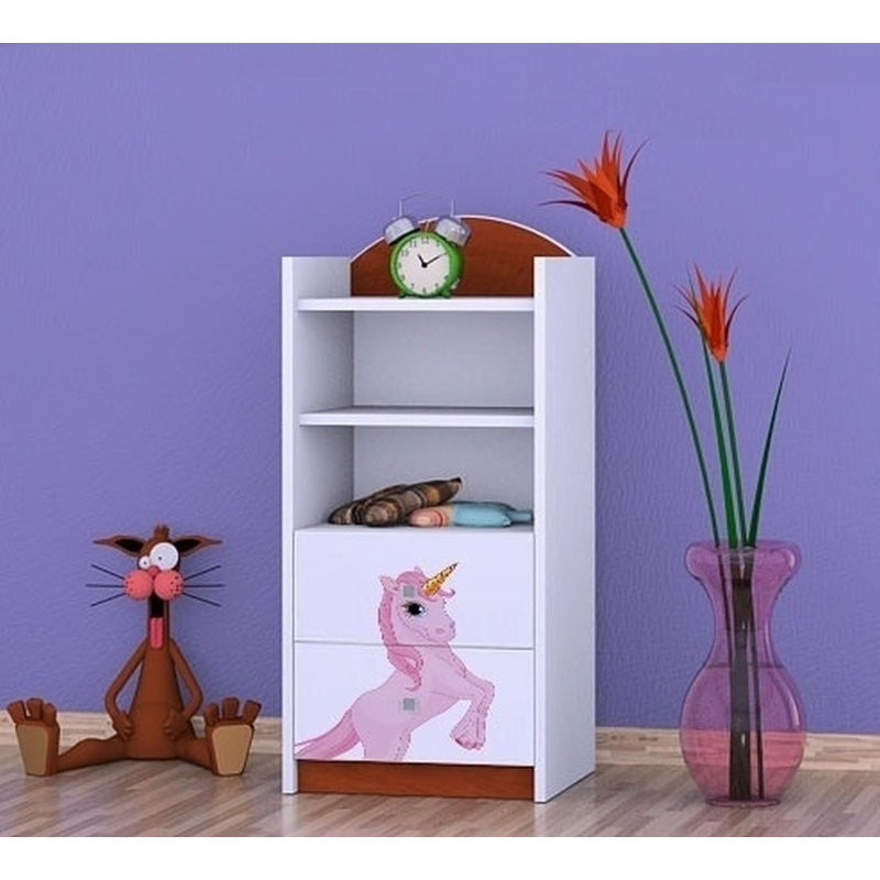 Theresa 96cm H X 45cm W Animals Kids Cube, Brown