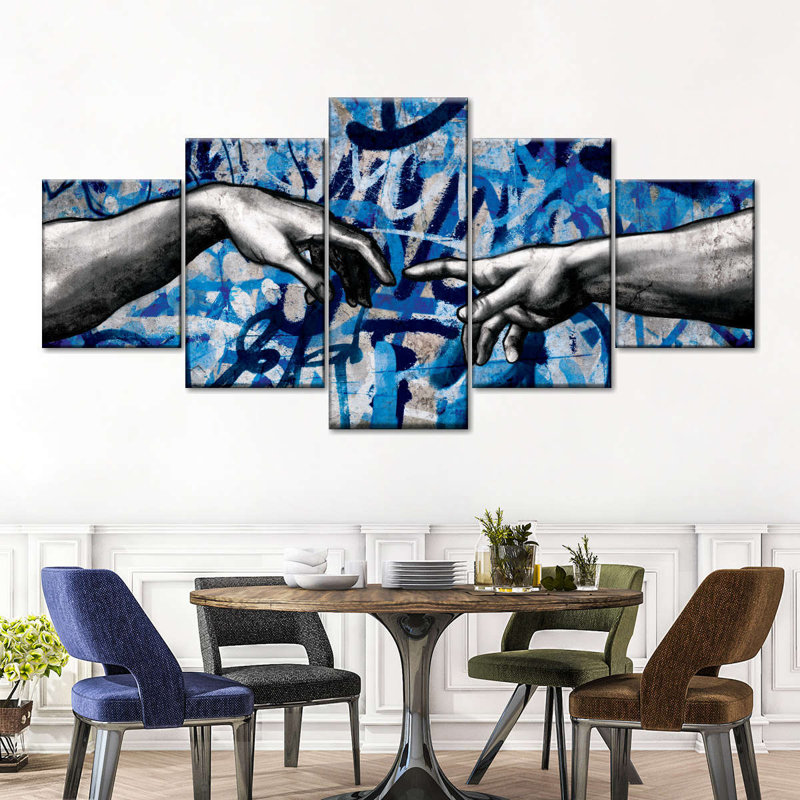 Reproduction sur toile Divine Touch, H 24 po x l 55 po x P 1,25 po