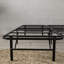 Sommier à plateforme en acier noir pour lit simple XL, hauteur de 35,5 cm (14 pouces) pour une meilleure fraîcheur du matelas, capacité de 907 kg (2000 lb), assemblage avec outils requis, sommier robuste noir, surélevé, sans sommier tapissier, perturbation minimale