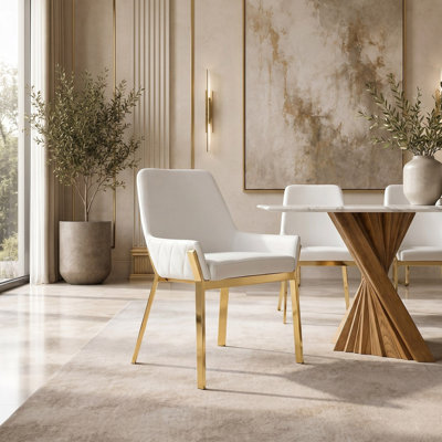Chaise avec accoudoirs Amann
