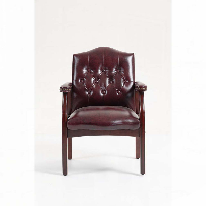 Fauteuil d'appoint rembourré en polyuréthane, Bourgogne