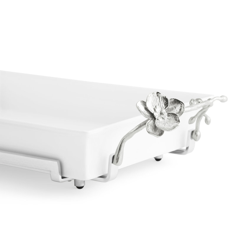 White Orchid Rectangle Casserole