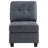 Seh Armless Modular Sofa Chair With Plush Cushions, Soft Fabric-99518036