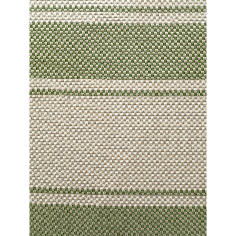 Navy Blue Sail Stripe Indoor Outdoor Placemat, Green