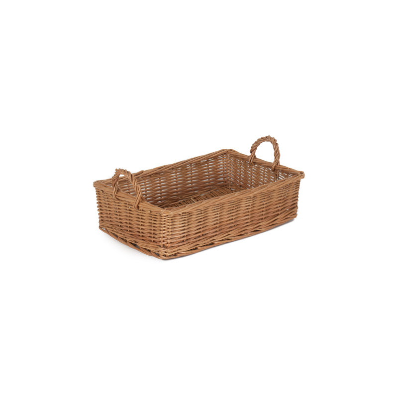 Willow Bread Display Tray Basket, Medium