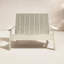 Causeuse double en plastique recyclé Byrnes-715490971