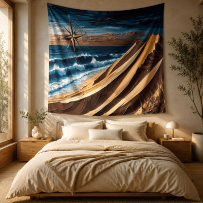 Nautical Sand dunes Wall Tapestry