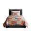 Lavish Home 2-Piece Twin Quilt Set - Mallory Classic Patchwork Twin Size Quilt Bedding Set with Pillow Sham - Machine Washable Lightweight Bedding (Multicolor)-19700353