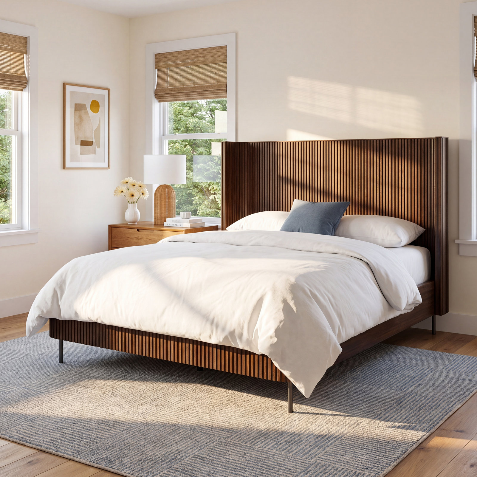 Corsica Oak Bed
