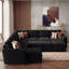 Canapé-lit modulaire rembourré avec rangement Hoelscher-131563183