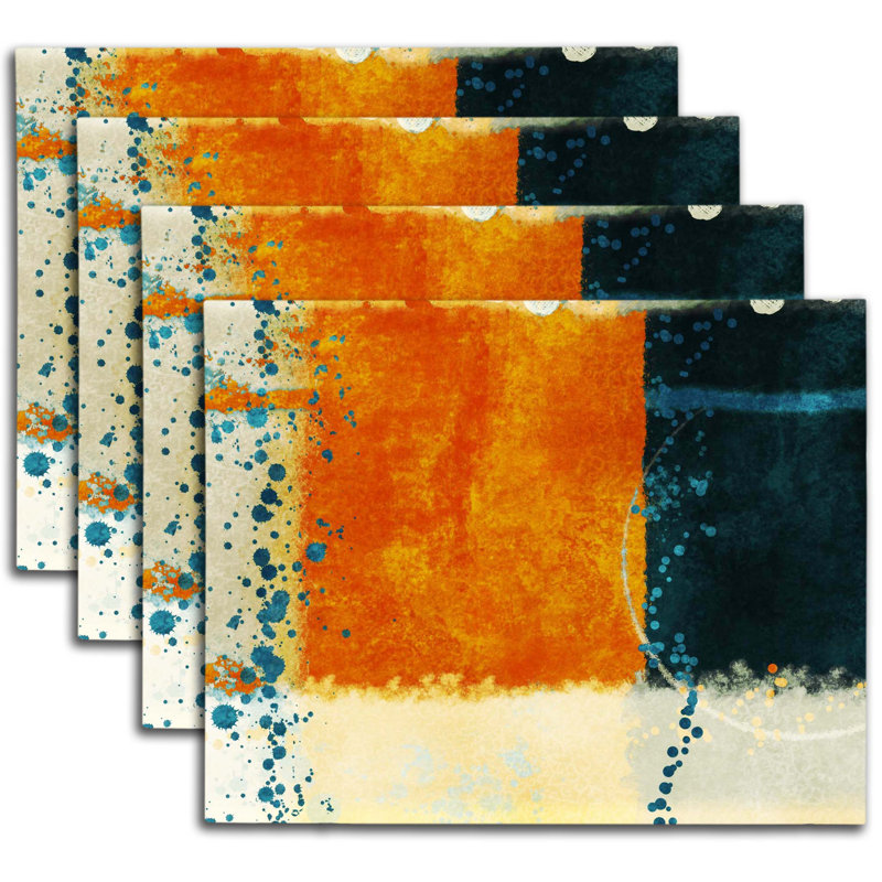 Napperon abstrait en polyester